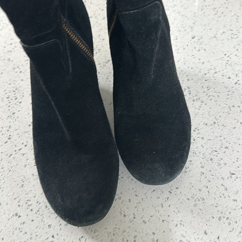 Tory Burch suede zip up boots - Picture 5 of 11